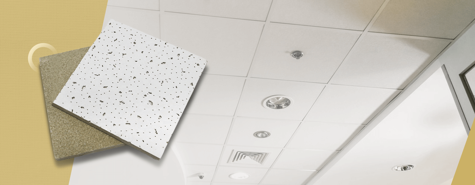 Diverse Ceiling Products to Fulfill Your Procurement Needs: Gypsum Ceiling, Mineral Fiber Acoustic Ceiling, PVC Ceiling, Aluminum Ceiling, Gypsum Molding, T-Grid