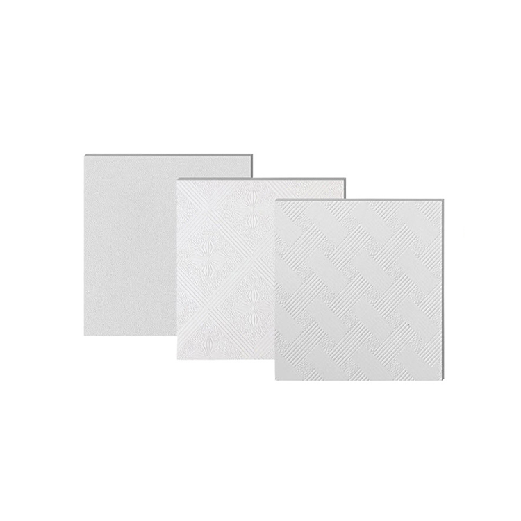 White PVC Gypsum Ceiling Tile