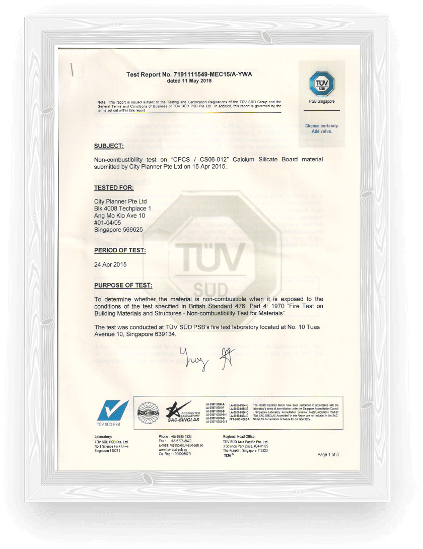 Calcium Silicate Board